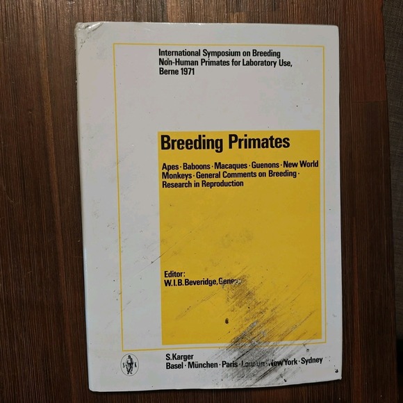Other - International Symposium on Breeding‎ Non-human Primates for Laboratory Use 1971